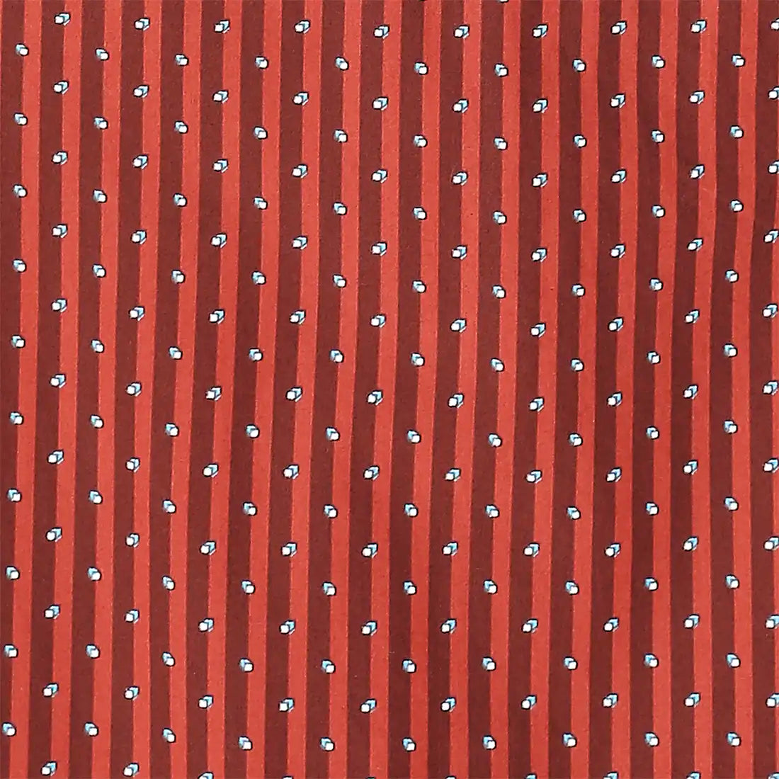 Men Red Tailored Fit Print Cotton Full Sleeve Shirts