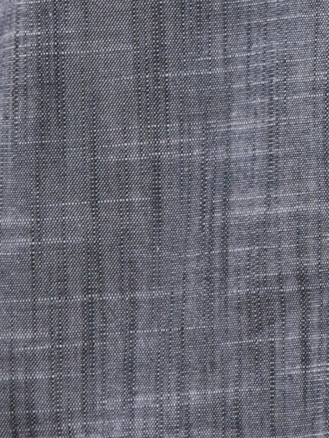 Colorplus Men Grey Tailored Fit Solid Cotton Half Sleeve Shirts