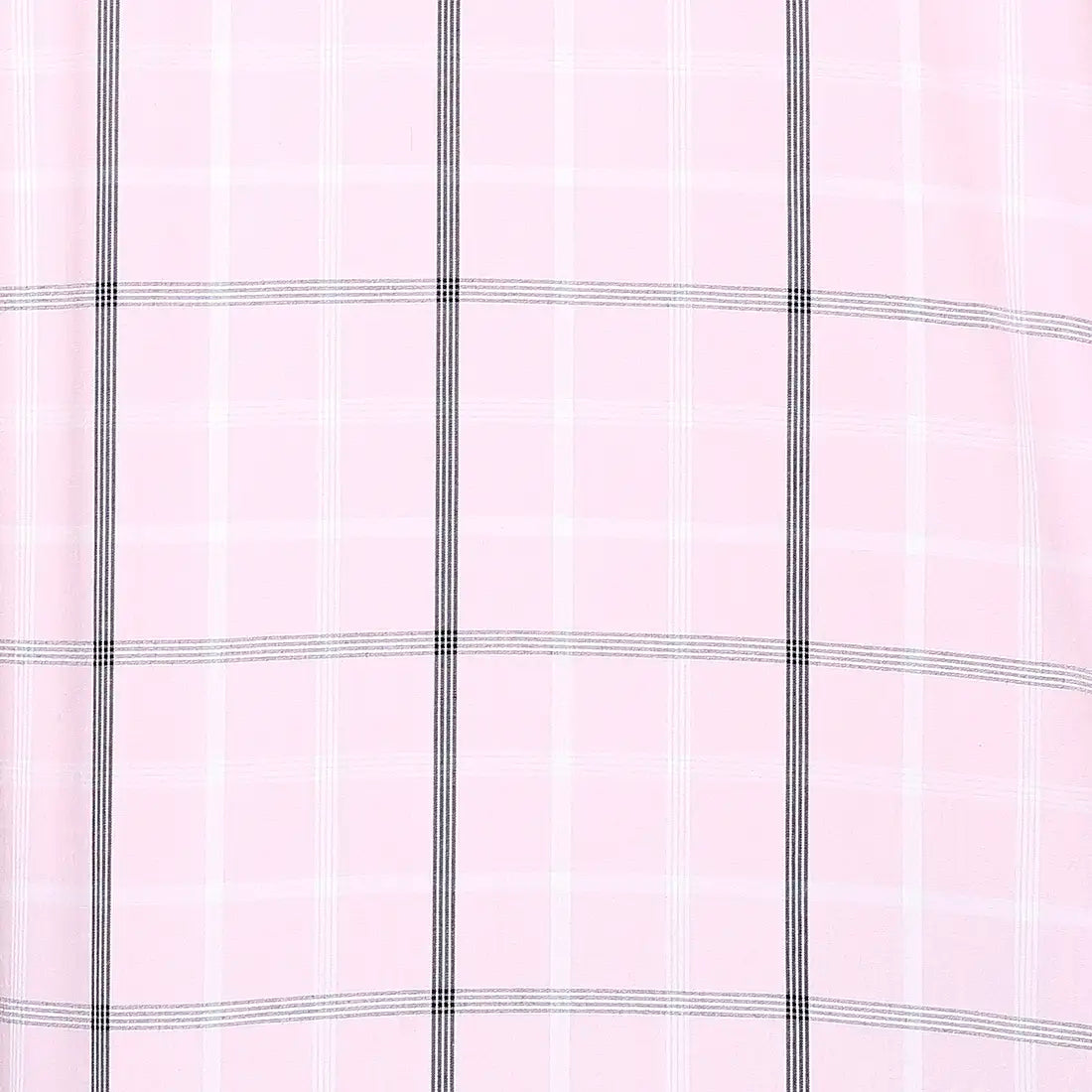 Park Avenue Men Pink Checks Slim Fit Cotton Blend Casual Shirt