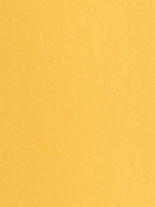 Park Avenue Men Yellow Solid Slim Fit Full Sleeve Cut Away Collar Shirt