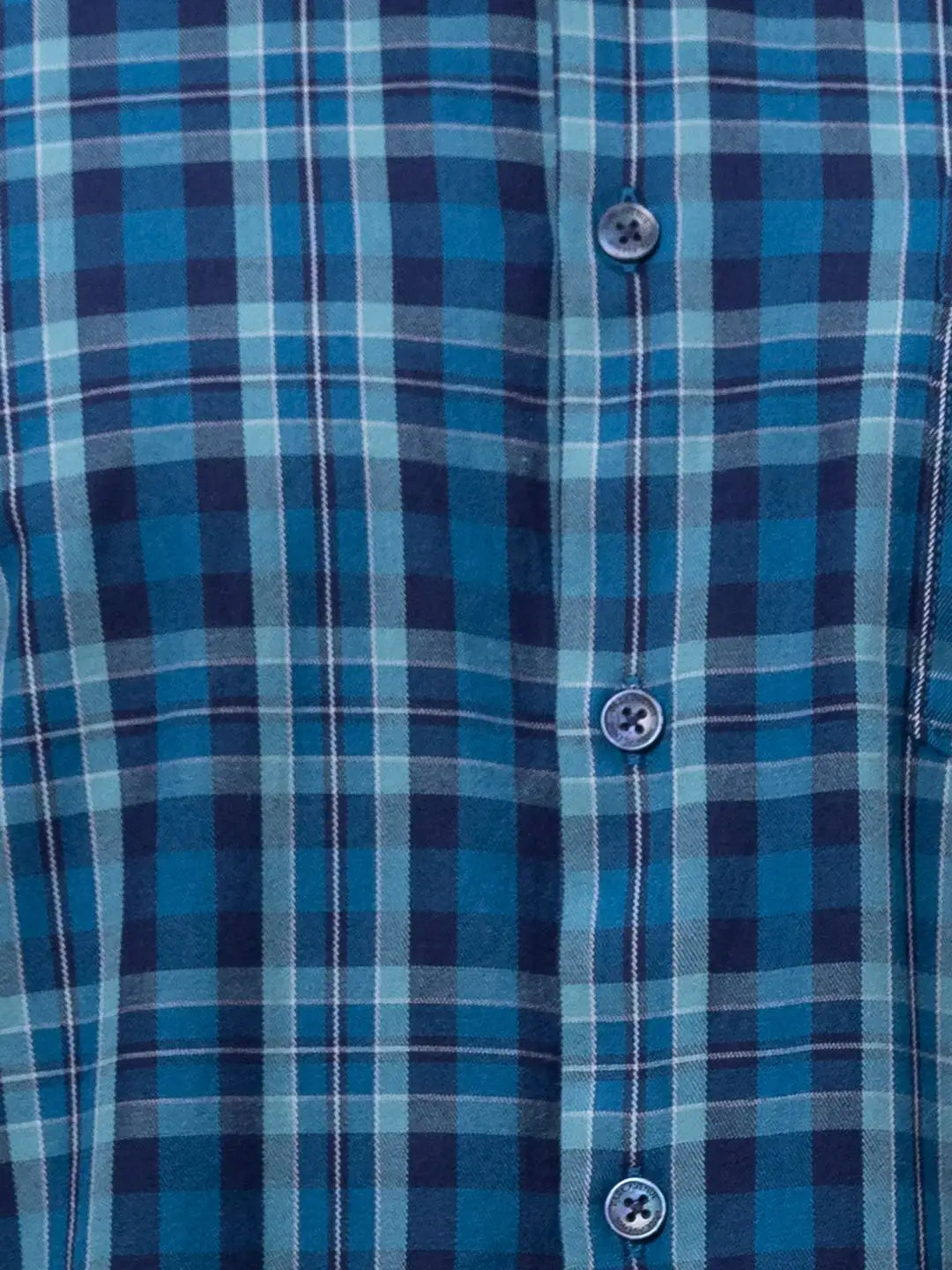 Park Avenue Men Blue Checks Slim Fit Cotton Shirts