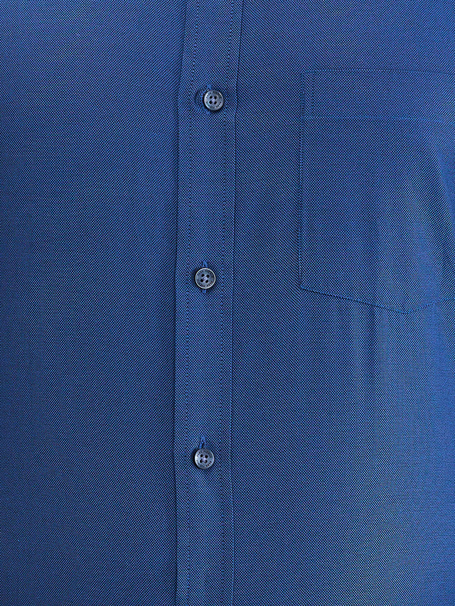 Park Avenue Blue Structure Regular Fit Cotton Formal Shirt