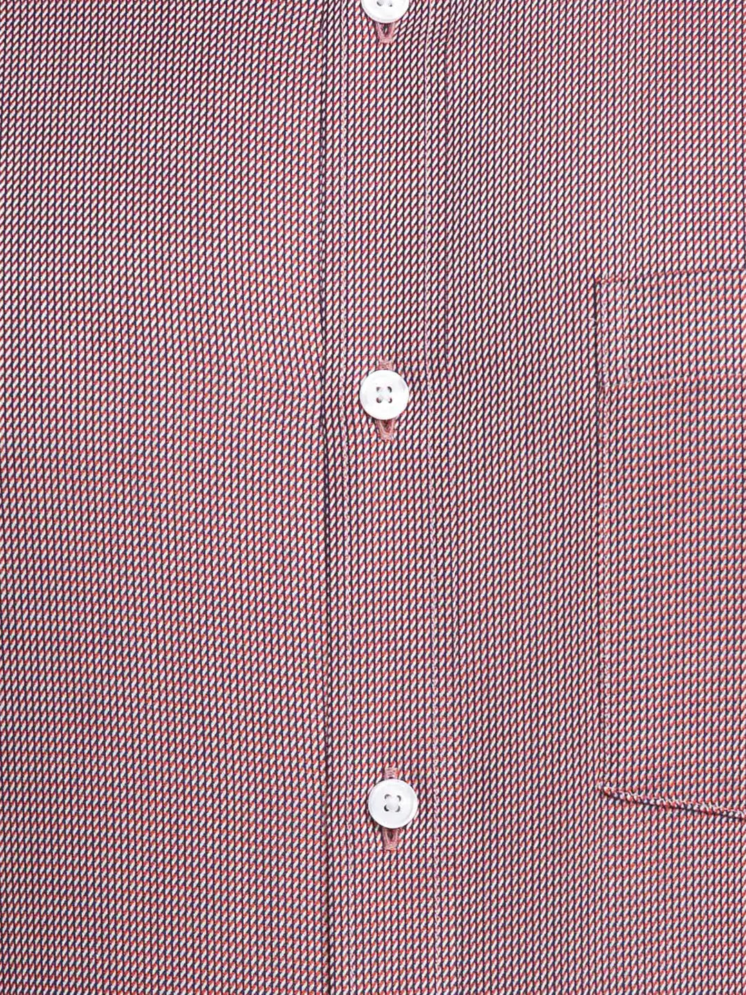 Park Avenue Men Brown Regular Fit Structure Cotton Formal Shirt