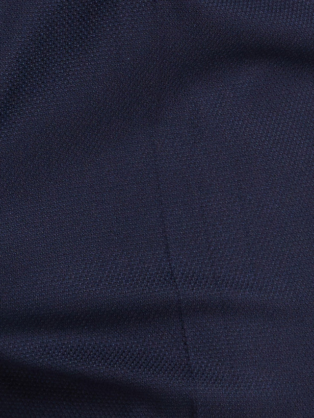 Park Avenue Men Blue Self Design Regular Fit Trouser