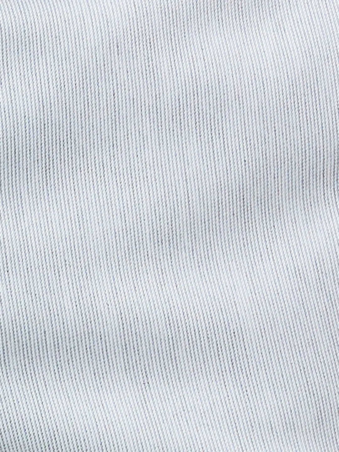 Park Avenue Men Grey Stripe Smart Fit Polyester Blend Trouser