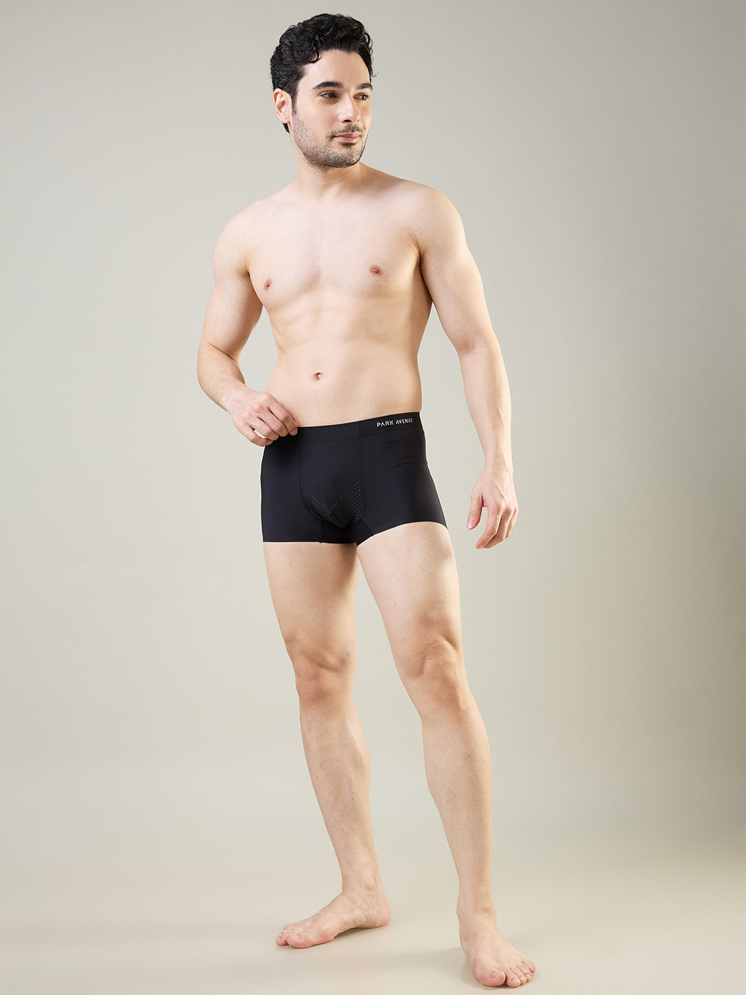Park Avenue Men Black Polyamide Blend Trunk