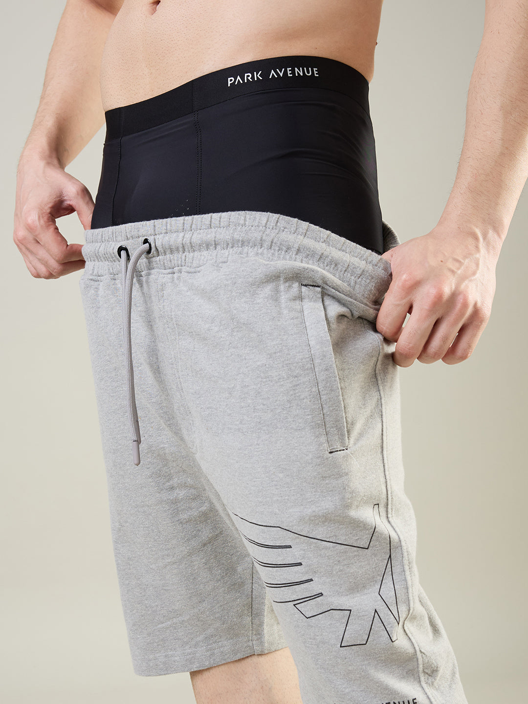 Park Avenue Men Black Polyamide Blend Trunk