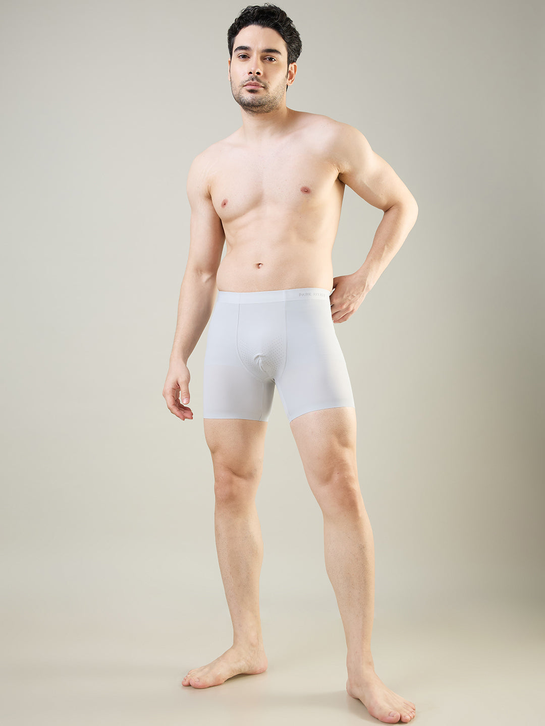 Park Avenue Men Grey Polyamide Blend Trunk