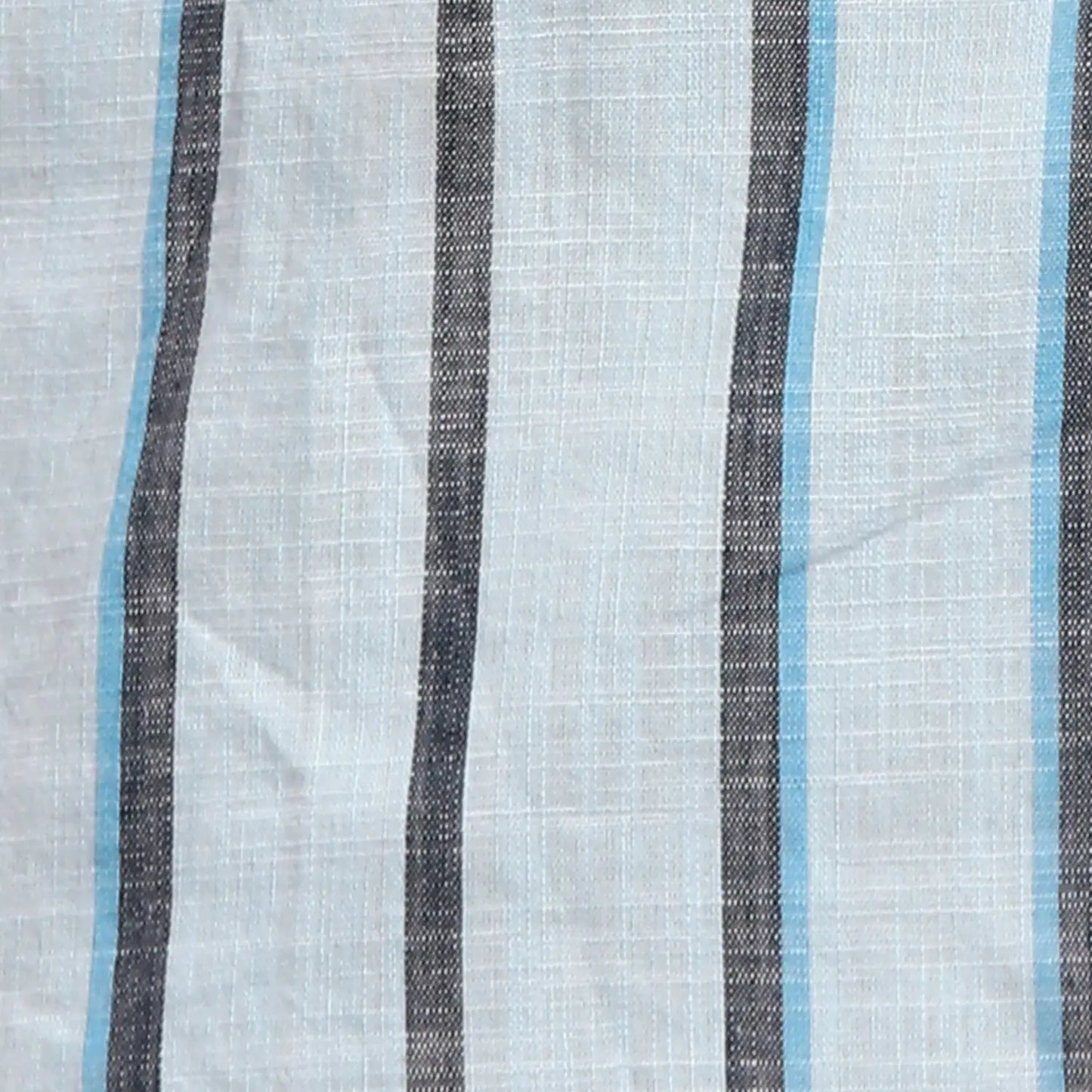 Men Blue Slim Fit Stripe Cotton Full Sleeve Shirts