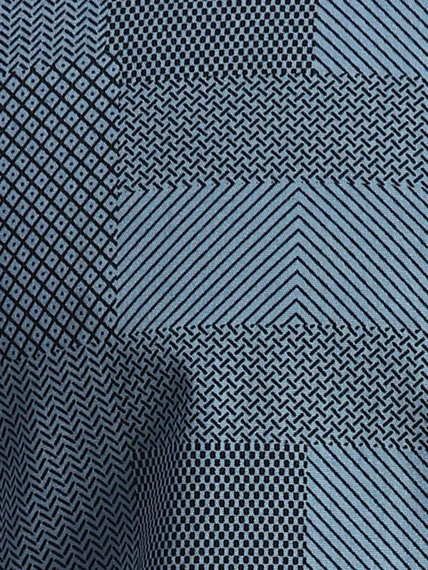 Men Blue Slim Fit Print Cotton Full Sleeve Shirts