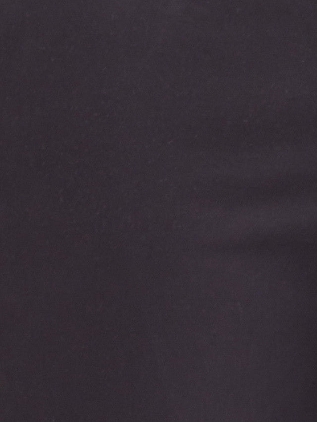 Parx Black Solid Low Rise Tapered Fit Cotton Blend Trouser