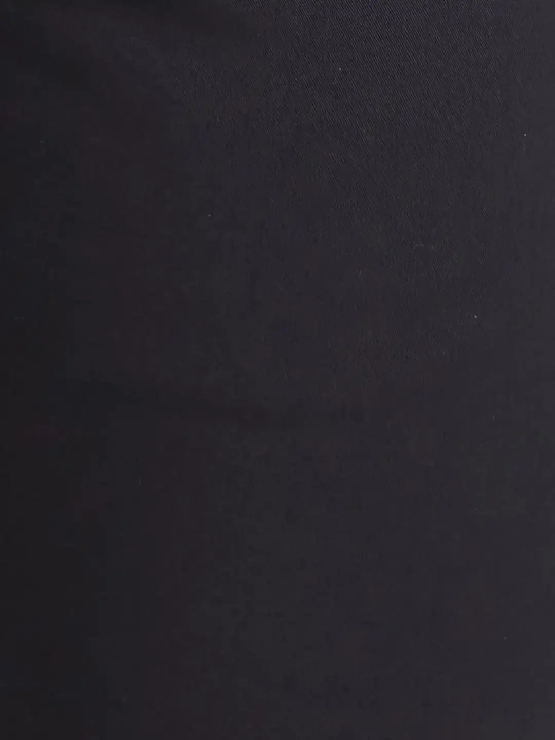 Men Black Lrt Fit Solid Cotton Blend Trouser