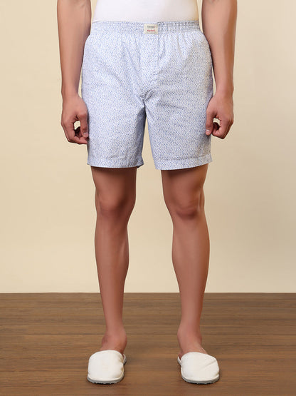 Sleepz Men Multi-Colour Printed Regular Fit Cotton Boxer