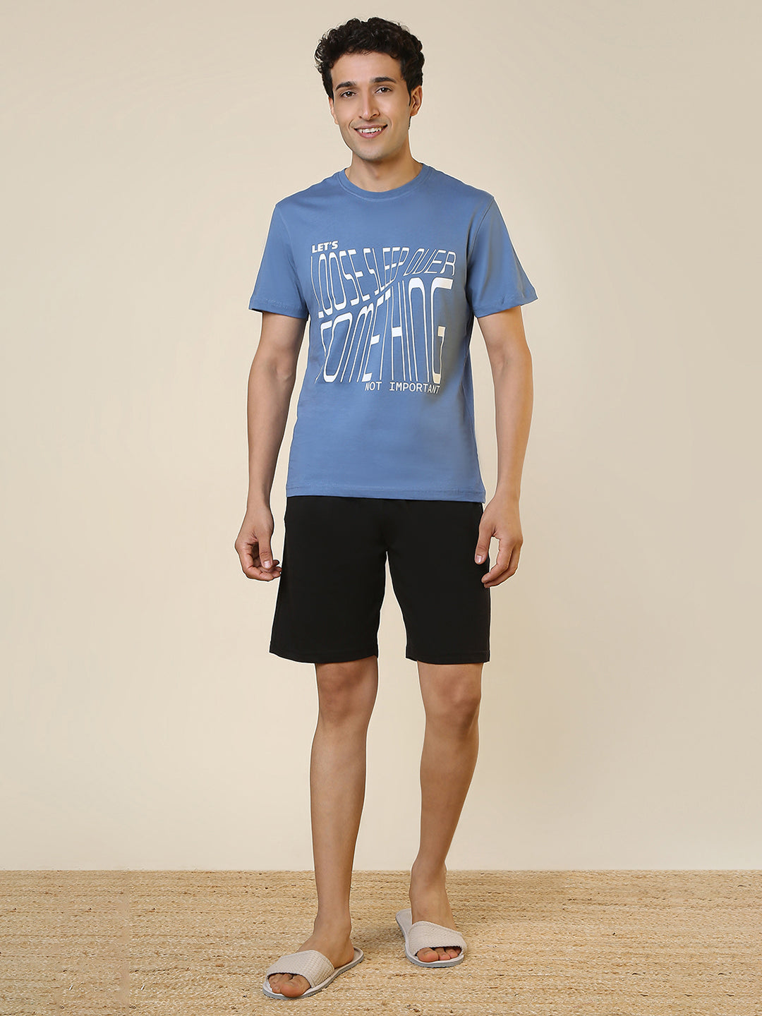 Sleepz Men Multi-Colour Printed Cotton Garment Kit