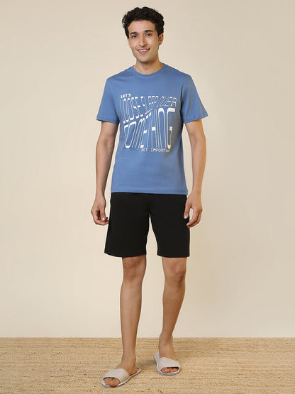 Sleepz Men Multi-Colour Printed Cotton Garment Kit