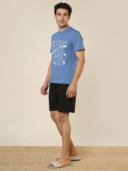 Sleepz Men Multi-Colour Printed Cotton Garment Kit