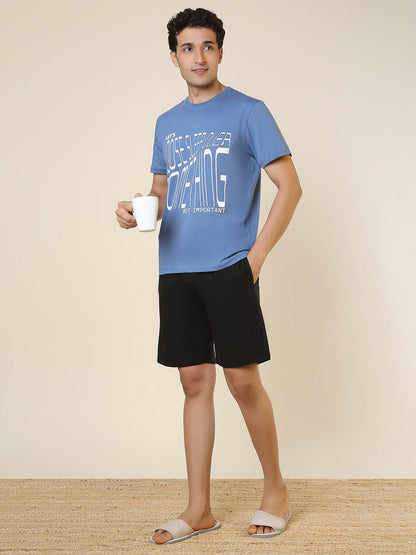 Sleepz Men Multi-Colour Printed Cotton Garment Kit