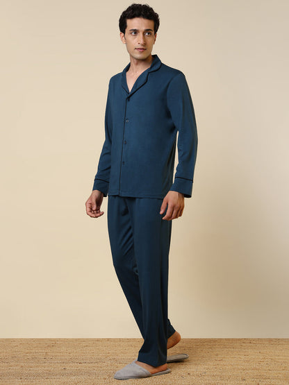 Sleepz Men Multi-Colour Solid Cotton Blend Garment Kit