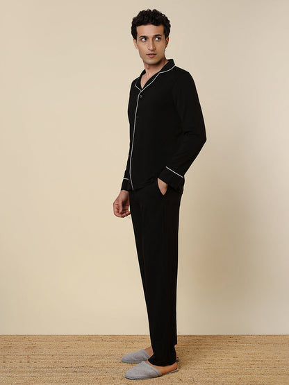 Sleepz Men Multi-Colour Solid Cotton Blend Garment Kit