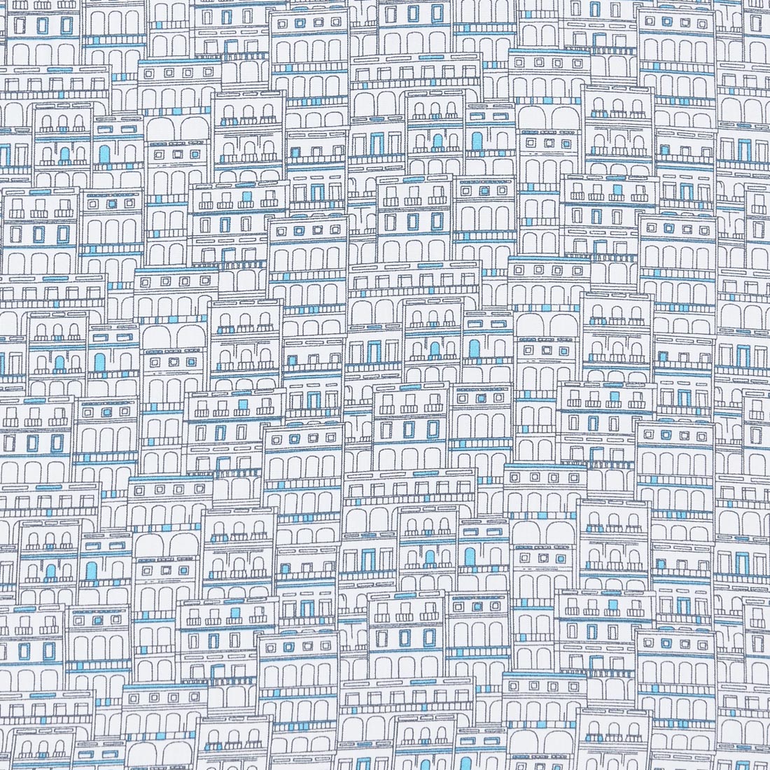 Men Blue Contemporary Fit Print Cotton Full Sleeve Shirts