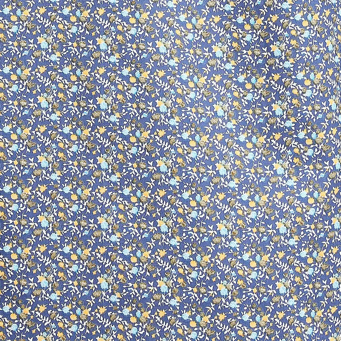 Men Blue Tailored Fit Print Cotton Full Sleeve Shirts