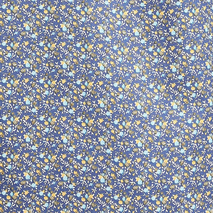 Men Blue Tailored Fit Print Cotton Full Sleeve Shirts