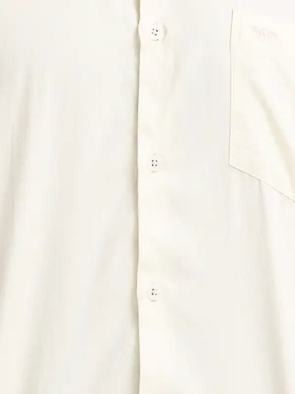 Men Yellow Slim Fit Solid Cotton Shirts