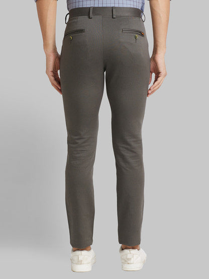 Park Avenue Green Printed Neo Fit Cotton Blend Trouser