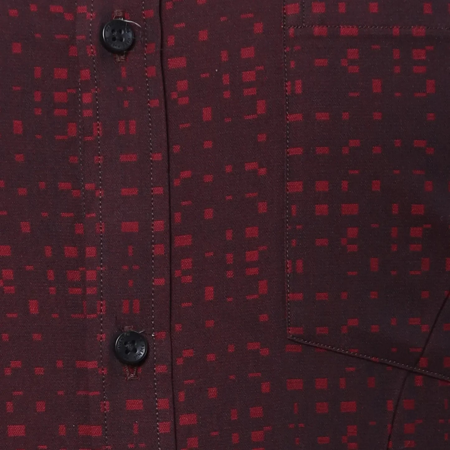 Park Avenue Men Maroon Structure Slim Fit Cotton Shirt