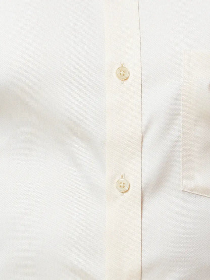 Park Avenue Men Yellow Structured Regular Fit Cotton Formal Shirt