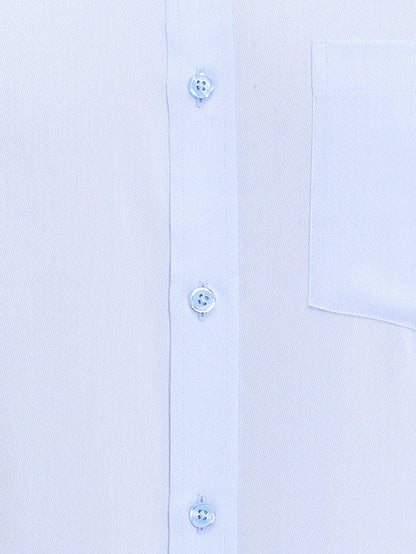 Park Avenue Blue Structure Regular Fit Full Sleeve Cotton Shirt