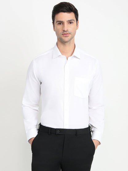 Park Avenue Men Yellow Checks Regular Fit Cotton Full Sleeve Ainsley Collar Formal Shirt