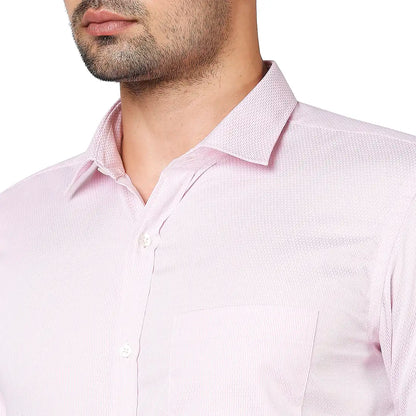 Men Red Slim Fit Stripe Cotton Shirts