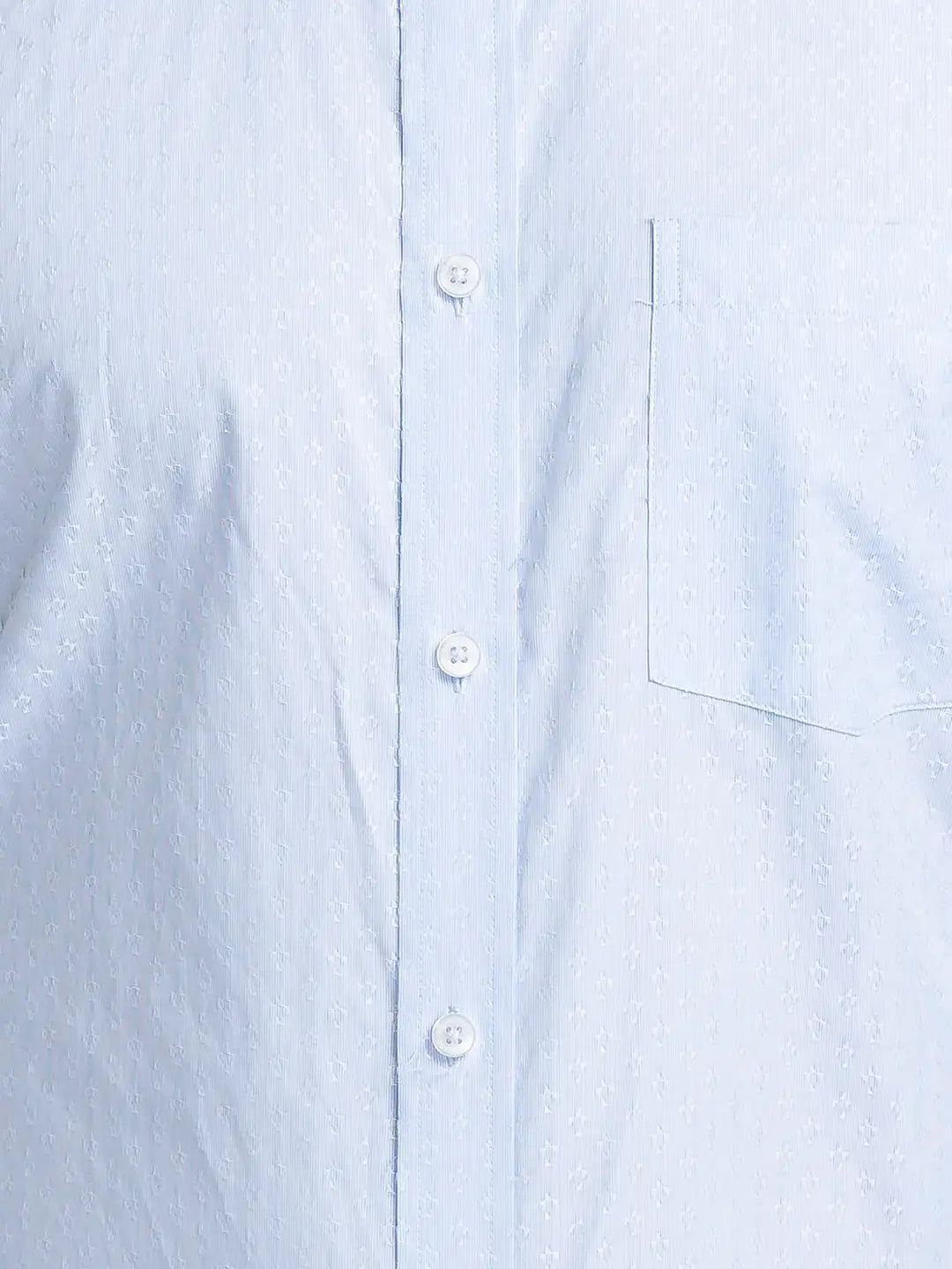 Men Blue Slim Fit Stripe Cotton Blend Shirts