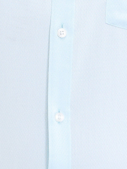 Park Avenue Green Structure Slim Fit Cotton Formal Shirt