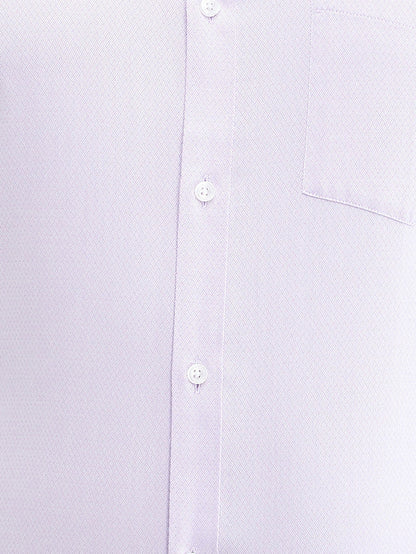Park Avenue Purple Structure Slim Fit Cotton Formal Shirt