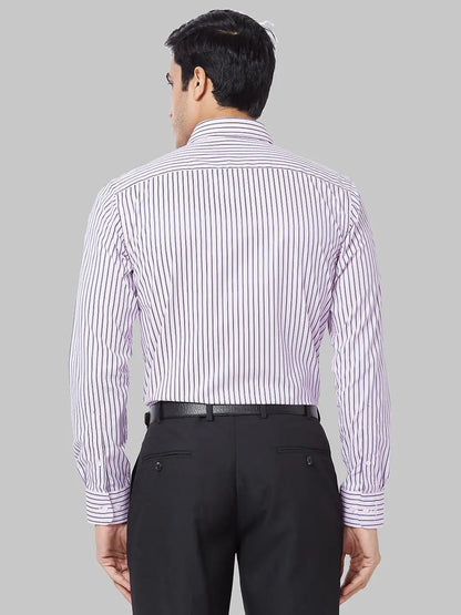 Men Red Slim Fit Solid Cotton Blend Shirts