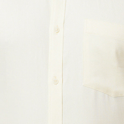 Park Avenue Yellow Structure Slim Fit Full Sleeve Cotton Shirt