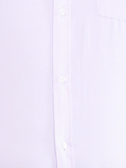 Park Avenue Purple Structure Slim Fit Cotton Blend Formal Shirt