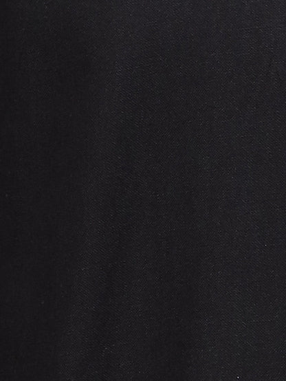 Park Avenue Black Structure Slim Fit Full Sleeve Cotton Shirt