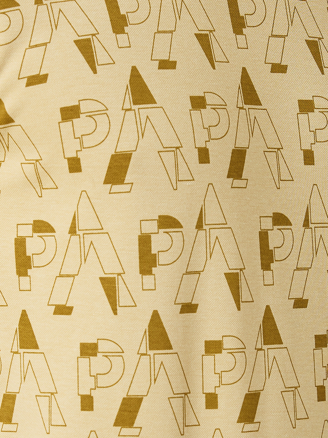 Park Avenue Men Yellow Printed Slim Fit Cotton Blend Sweatshirt