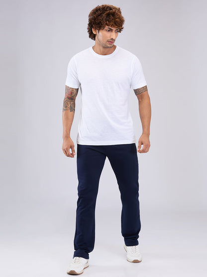 Park Avenue Men White Regular Fit Cotton T-Shirt