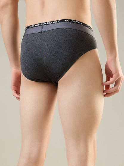 Park Avenue Men Grey Cotton Blend Brief
