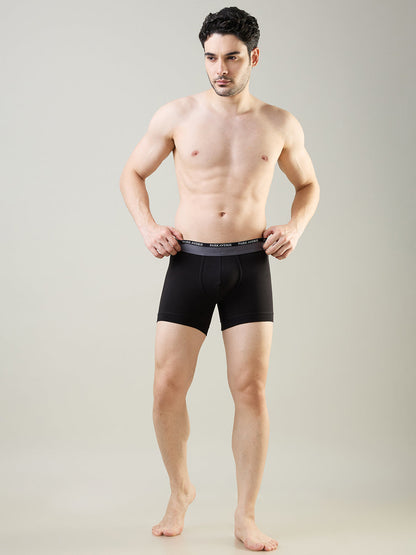 Park Avenue Men Black Cotton Blend Trunk