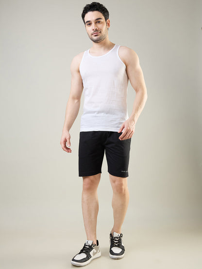 Park Avenue Men White Cotton Vest