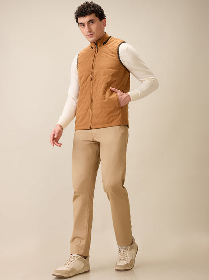 Raymond Men Green Contemporary Fit Polyester Jacket