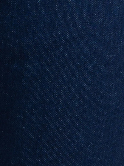 Men Blue Slim Fit Solid Cotton Blend Jeans
