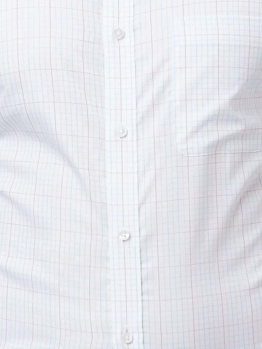 Raymond Men Blue Structure Slim Fit Cotton Shirt