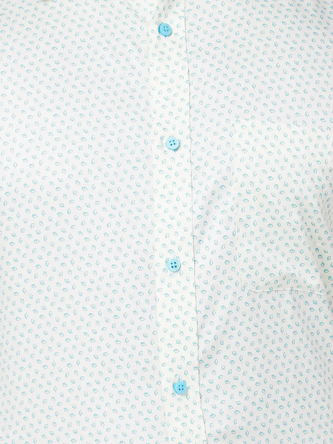 Raymond Men Blue Structure Slim Fit Cotton Shirt