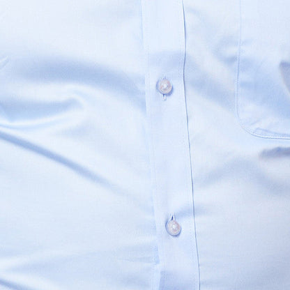 Raymond Men Blue Structure Slim Fit Cotton Shirt